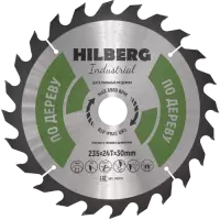 Пильный диск по дереву 235*30*2.4*24T Hilberg HW235