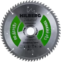 Пильный диск по дереву 250*32/30*2.0*64T Hilberg HWT259