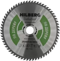 Пильный диск по дереву 250*32/30*2.6*64T Hilberg HW259