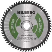 Пильный диск по дереву 255*30*2.6*60T Hilberg HW256