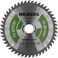 Пильный диск по дереву 200*32/30*2.2*48T Hilberg HW204
