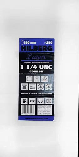 Алмазная буровая коронка 250*450 мм 1 1/4" UNC Hilberg Laser HD725 - интернет-магазин «Стронг Инструмент» город Омск