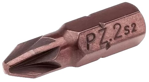 Бита для шуруповерта PZ2*25мм Сталь S2 (20шт.) PP Box Mr. Logo C025PZ2-20 - интернет-магазин «Стронг Инструмент» город Омск