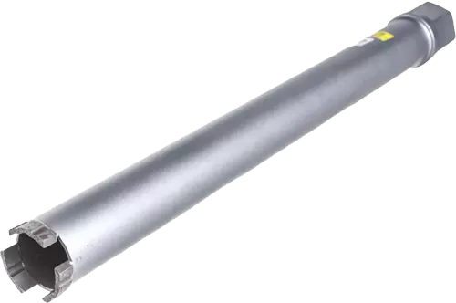Алмазная буровая коронка 46*450 мм 1 1/4" UNC Hilberg Laser HD704 - интернет-магазин «Стронг Инструмент» город Омск