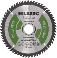 Пильный диск по дереву 190*30/20*2.2*60T Hilberg HW193