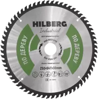 Пильный диск по дереву 250*30*2.6*64T Hilberg HW252