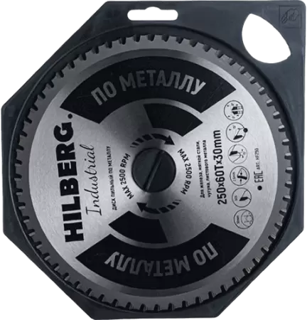 Пильный диск по металлу 250*30*Т60 Industrial Hilberg HF250 - интернет-магазин «Стронг Инструмент» город Омск