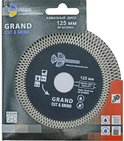 Алмазный диск 125*22.23*25*1.7мм Grand Cut & Grind Trio-Diamond GCG002 - интернет-магазин «Стронг Инструмент» город Омск