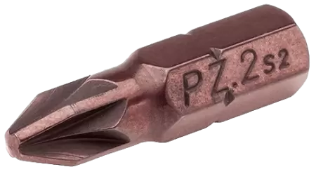 Бита для шуруповерта PZ2*25мм Сталь S2 (100шт.) PE Bag Mr. Logo B025PZ2 - интернет-магазин «Стронг Инструмент» город Омск