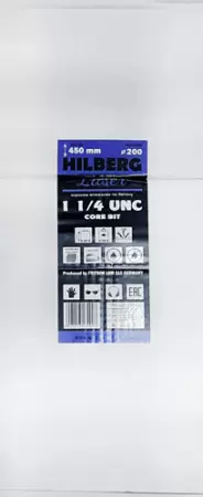 Алмазная буровая коронка 200*450 мм 1 1/4" UNC Hilberg Laser HD723 - интернет-магазин «Стронг Инструмент» город Омск