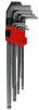 Набор шестигранных ключей HEX с шариком из 9 предметов "L" (1.5-10мм) Strong СТП-92200001 - интернет-магазин «Стронг Инструмент» город Омск
