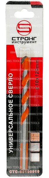 Сверло универсальное 10*80*120 Multi Construction Strong СТС-05100010 - интернет-магазин «Стронг Инструмент» город Омск