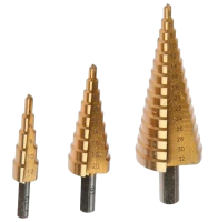 Набор ступенчатых сверл G1 из 3 предметов 4-12 мм, 4-20мм, 4-32мм Strong СТМ-52900003
