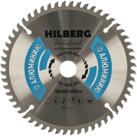 Пильный диск по алюминию 165*20*Т56 Industrial Hilberg HA165 - интернет-магазин «Стронг Инструмент» город Омск