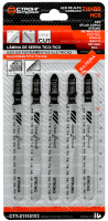 Пилки для лобзика 5шт. T101BR HCS 100мм по мягкой древесине Strong СТУ-21110103 - интернет-магазин «Стронг Инструмент» город Омск