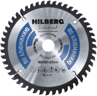 Пильный диск по алюминию 160*20*Т48 Industrial Hilberg HA160 - интернет-магазин «Стронг Инструмент» город Омск