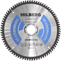 Пильный диск по алюминию 210*30*Т80 Industrial Hilberg HA210 - интернет-магазин «Стронг Инструмент» город Омск