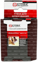 Губка абразивная 100*88*62*25 Р100 для шлифования Strong СТУ-24788100 - интернет-магазин «Стронг Инструмент» город Омск