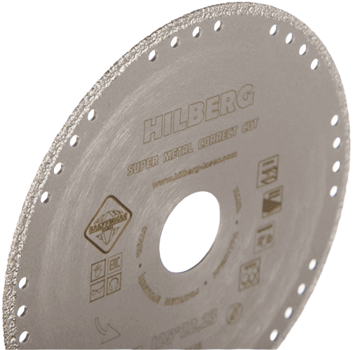Алмазный диск по металлу 125*22.23*3*1.5мм Super Metal Correct Cut Hilberg 502125 - интернет-магазин «Стронг Инструмент» город Омск