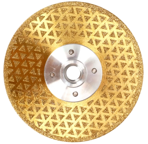 Алмазный диск с фланцем 125*М14 (гальванический) Maxprospa МД-10500125 - интернет-магазин «Стронг Инструмент» город Омск