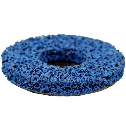 Зачистной диск 125мм коралловый синий для УШМ высокой жесткости СТУ-25200125 - интернет-магазин «Стронг Инструмент» город Омск