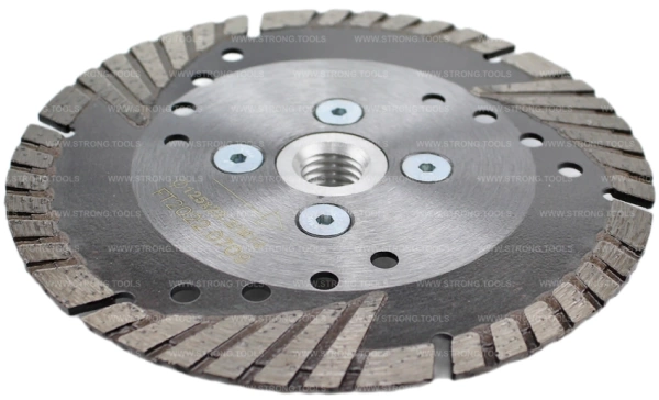 Алмазный диск с фланцем 125*М14*10мм Turbo-Segment Strong СТД-18700125 - интернет-магазин «Стронг Инструмент» город Омск