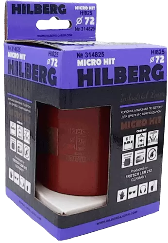 Коронка алмазная SDS-Plus 72 мм под пылеудалитель Hilberg Laser Micro Hit HI825 - интернет-магазин «Стронг Инструмент» город Омск