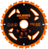Универсальный пильный диск 184*30*24Т Vezdehod Hilberg HV189