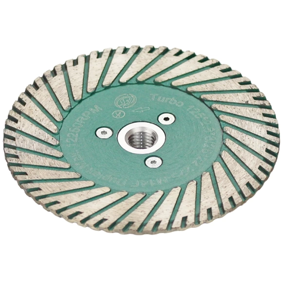 Алмазный диск с фланцем 125*М14*8/25*3.5мм Turbo Strong СТД-17000125 - интернет-магазин «Стронг Инструмент» город Омск